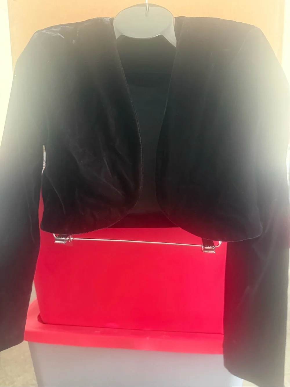 Black Velvet Bolero Jacket - Women p24